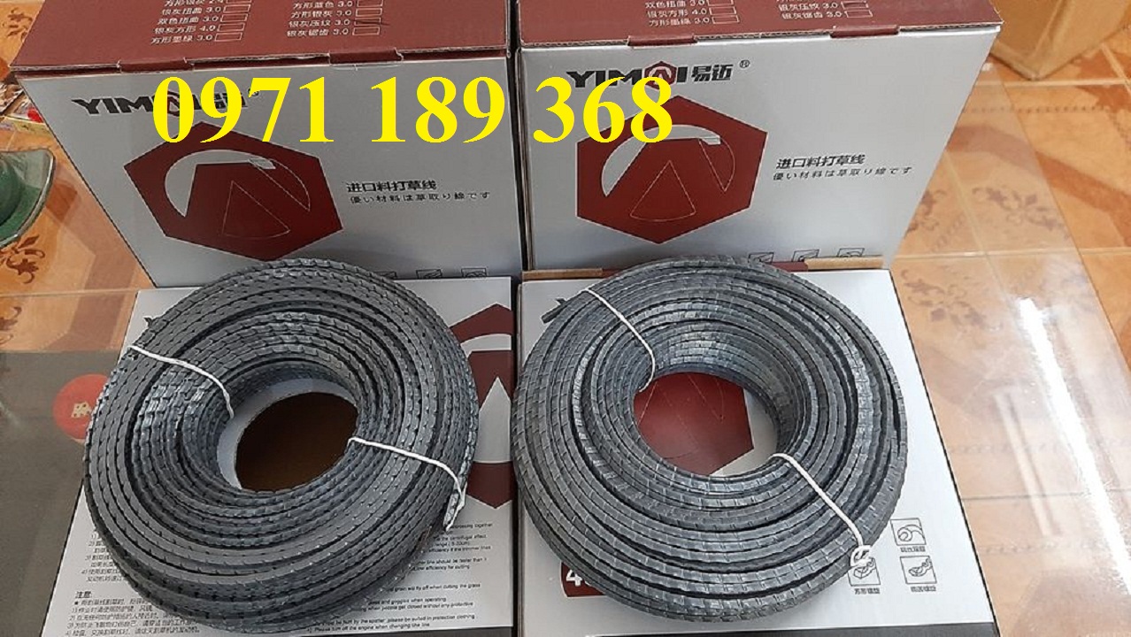 Cước cắt cỏ gai 3.0mm, cuộn dài 45m