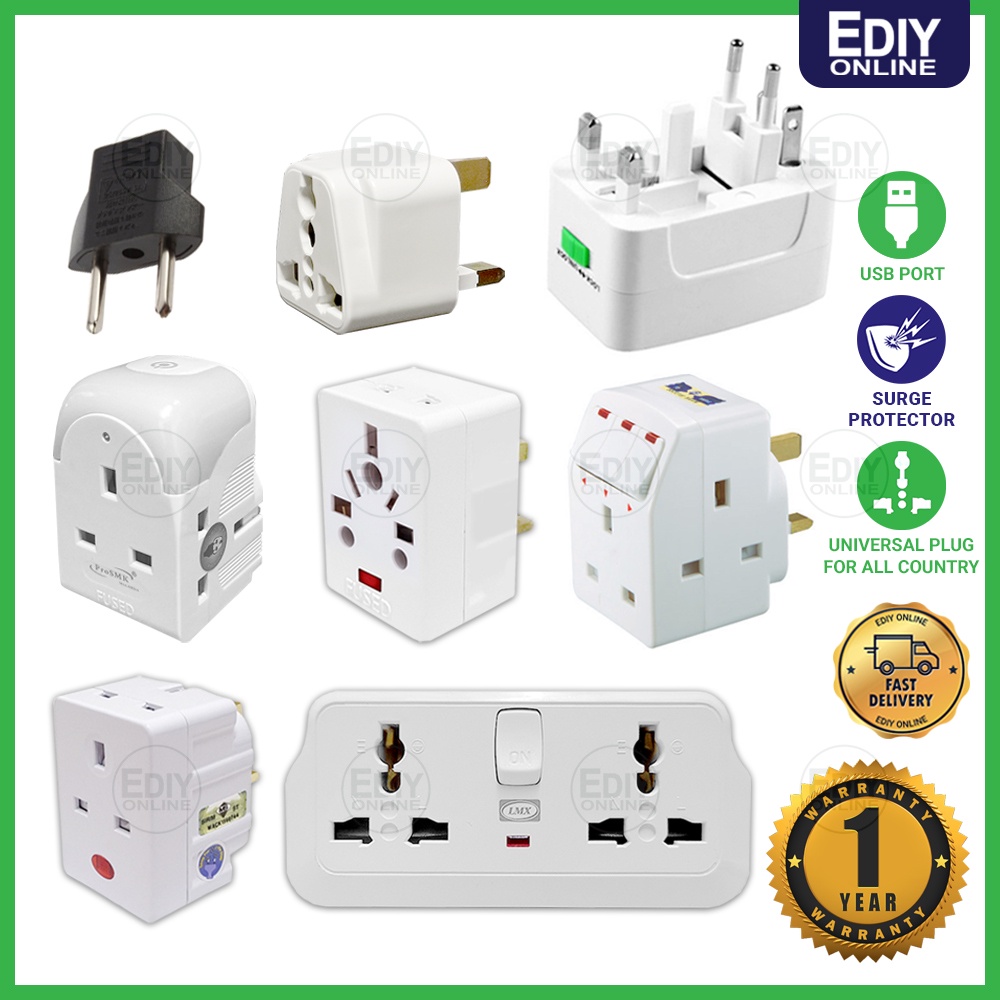 Bộ chuyển đổi 3 chiều Bộ chuyển đổi ổ cắm USB ổ cắm nối dài đa năng gắn tường du lịch Trung Quốc Anh