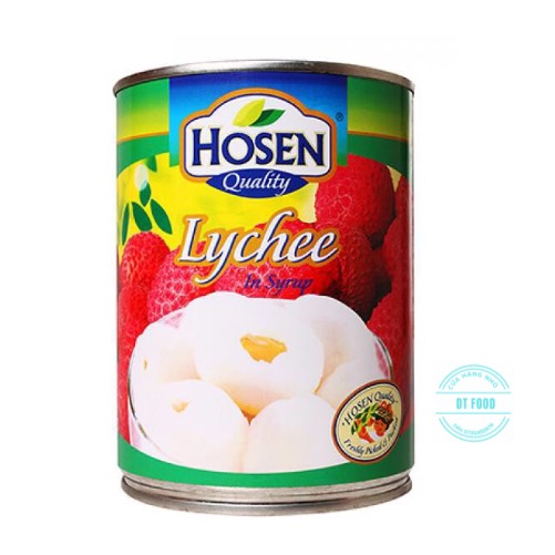 Vải ngâm Hosen hộp 565g
