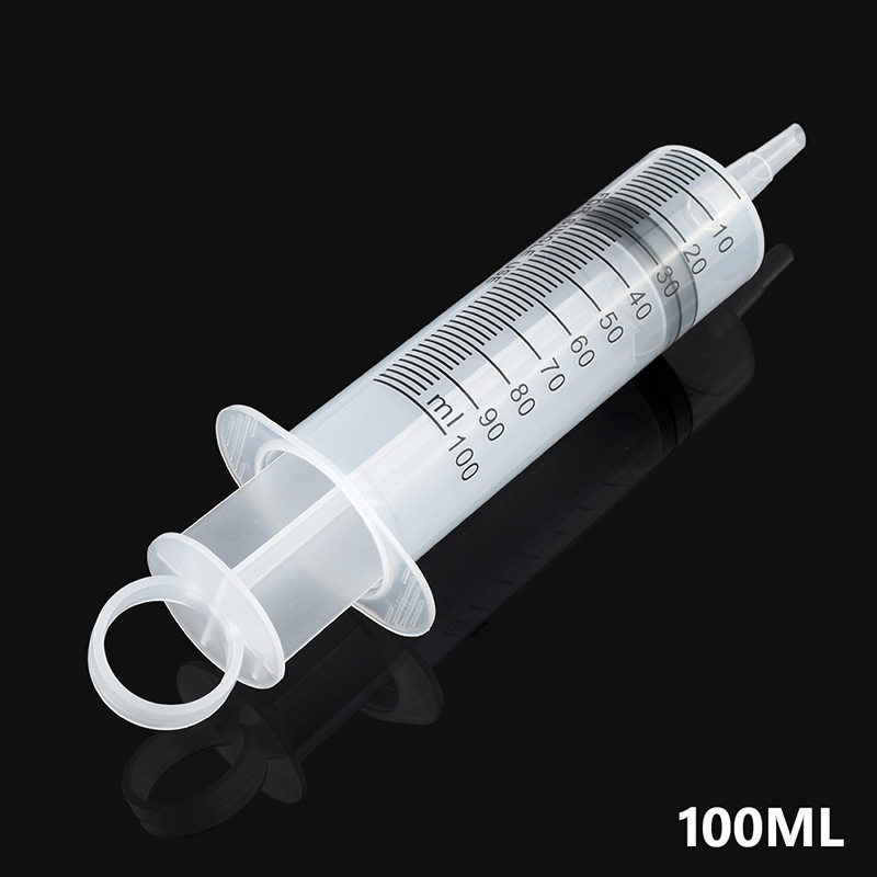 Xi lanh ống tiêm 100ml, xilanh bơm tiêm, bơm bằng nhựa ống tiêm cho thú cưng ăn uống