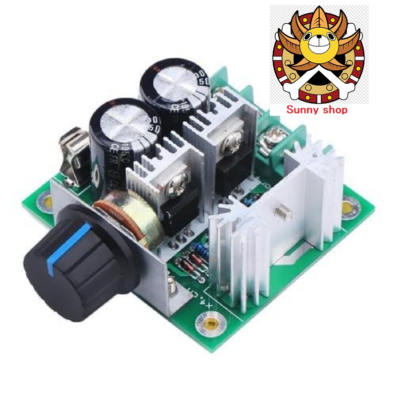 Mạch điều tốc động cơ pwm dc 12v-40v 10a, điều khiển tốc độ motor, chỉnh độ sáng đèn led