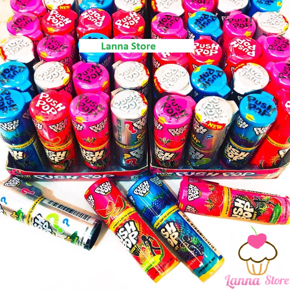 Kẹo son Push Pop Mỹ vị việt quất  loại nhỏ 14 gram