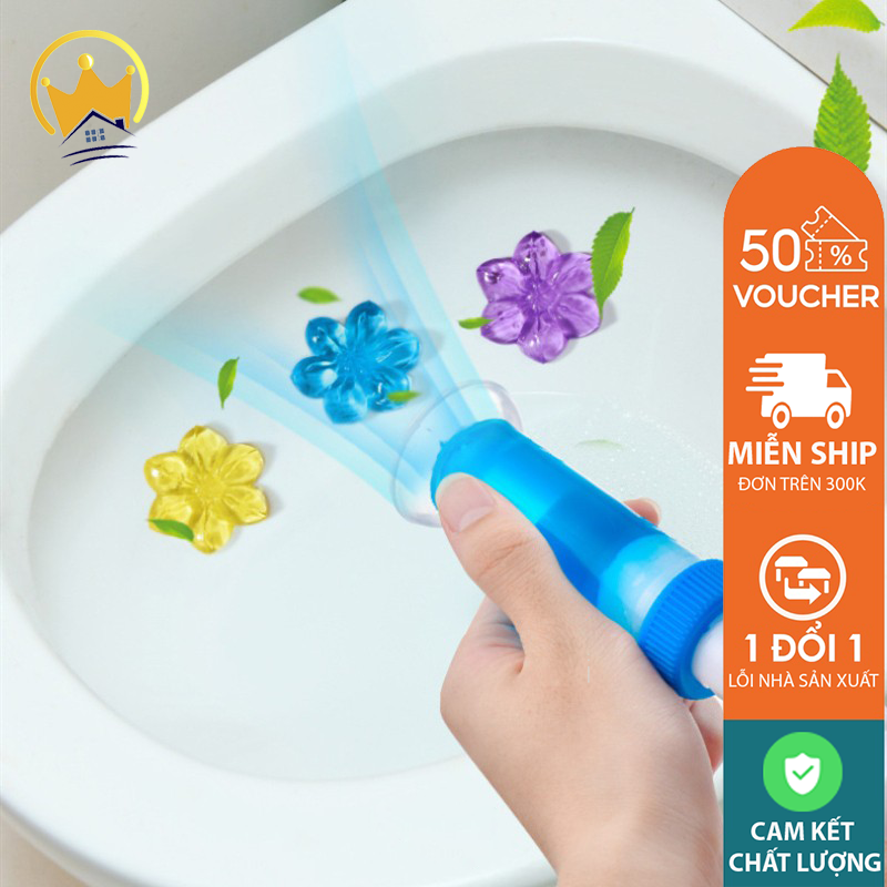 Gel khử mùi toilet, gel khử mùi toilet hình hoa thạch nhiều mùi hương tùy chọn, gel khử mùi toilet, lăn khử mùi toilet, thành phần huy hiệu
