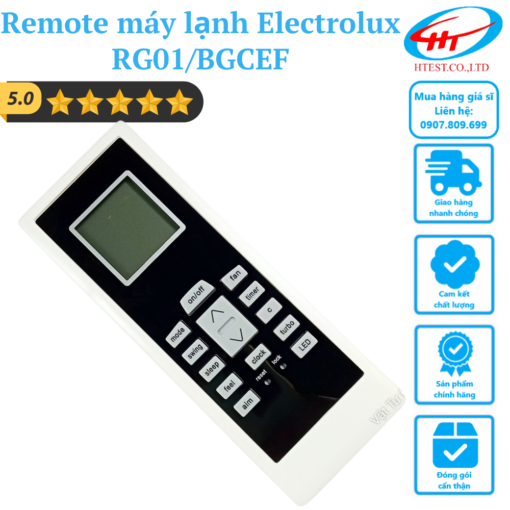 Điều khiển – remote máy lạnh electrolux rg01/bgcef
