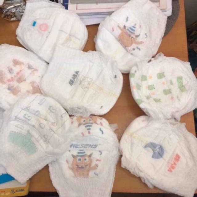 bỉm quần Hana M/L/ xl/xxl/xxxl 100 miếng bỉm trần