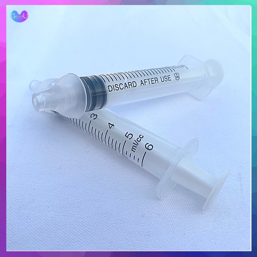 Dụng Cụ rửa Mũi Cho Bé - Xilanh Rửa Mũi Có Gắn Núm Silicon Mềm Hỗ Trợ Rửa Mũi