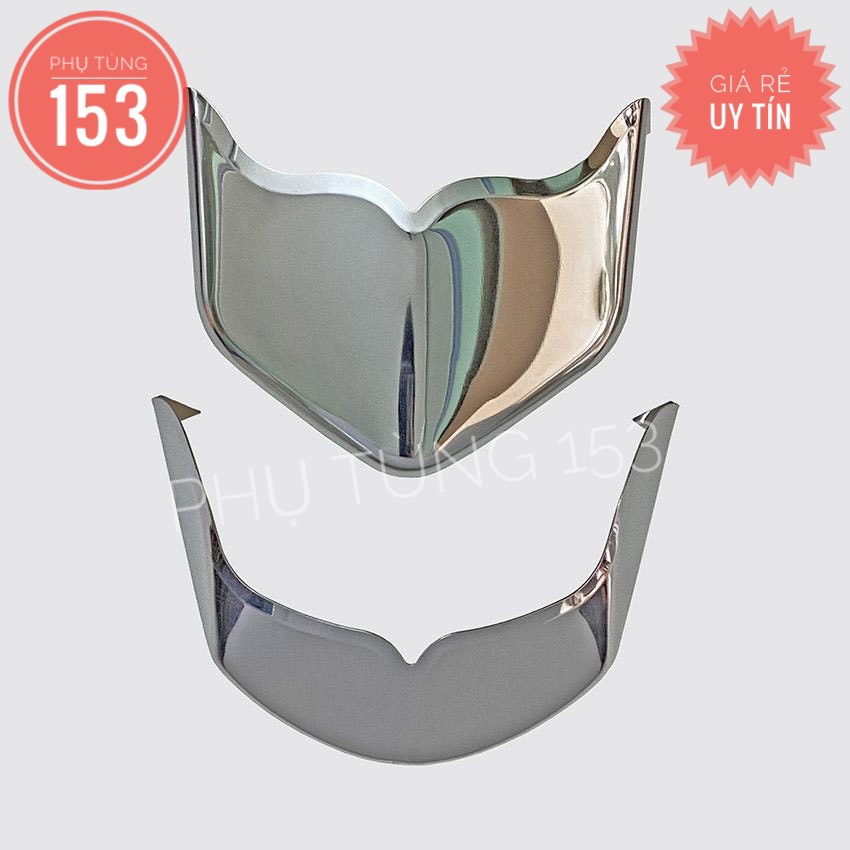 1 bộ mỏ đuôi dè xe Vision (2014 - 2019) INOX - Bảo vệ dè INOX - PHỤ TÙNG 153