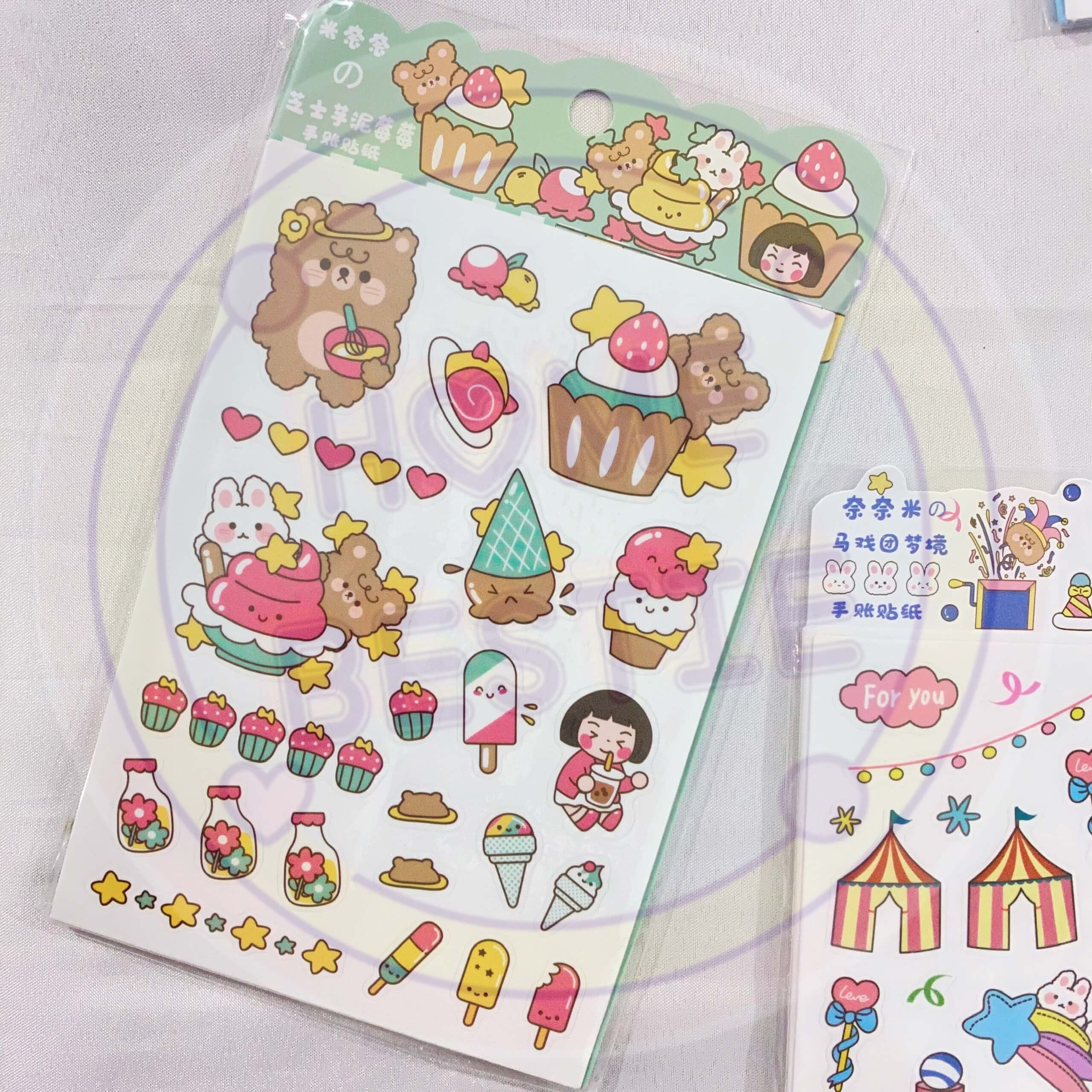 [HCM][Hình Thật & Có Sẵn] Hình Dán Đáng Yêu - Sticker Dễ Thương Hàn Quốc - Dán Sổ Tay Sổ Kế Hoạch Tập Vở HD0007