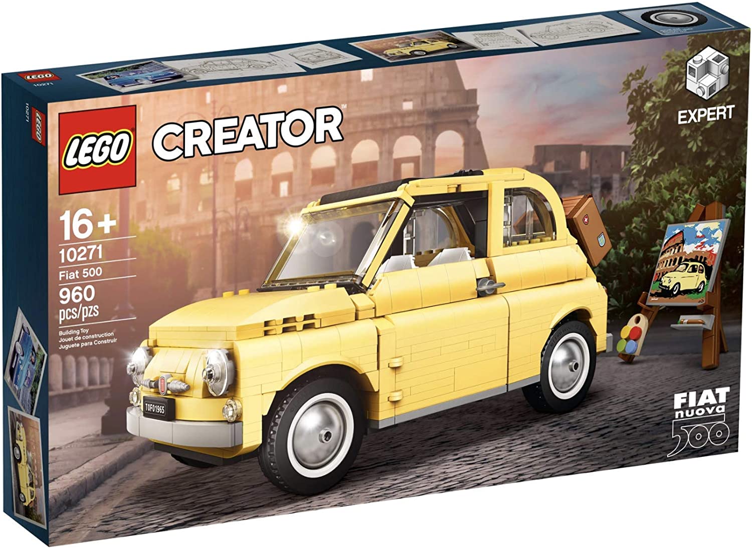 BRICK4U - LEGO  CREATOR EXPERT – 10271 - FIAT 500