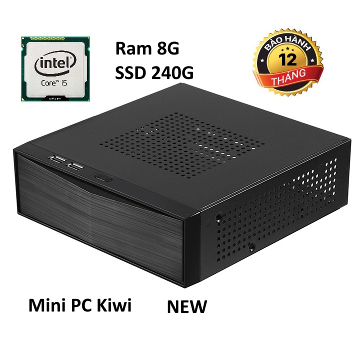 Máy tính mini pc kiwi core i5 4460, ram 8g, ssd 240g