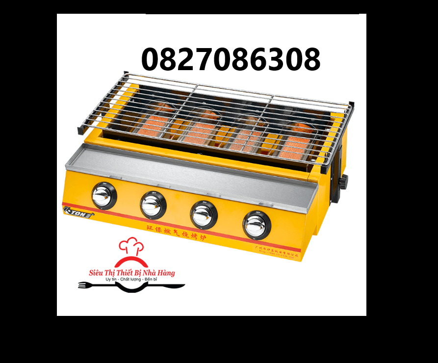 Bếp nướng gas 4 đầu đốt ET-K222