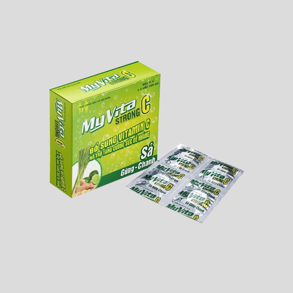 Myvita strong c hộp 5 vỉ x 4 viên sủi
