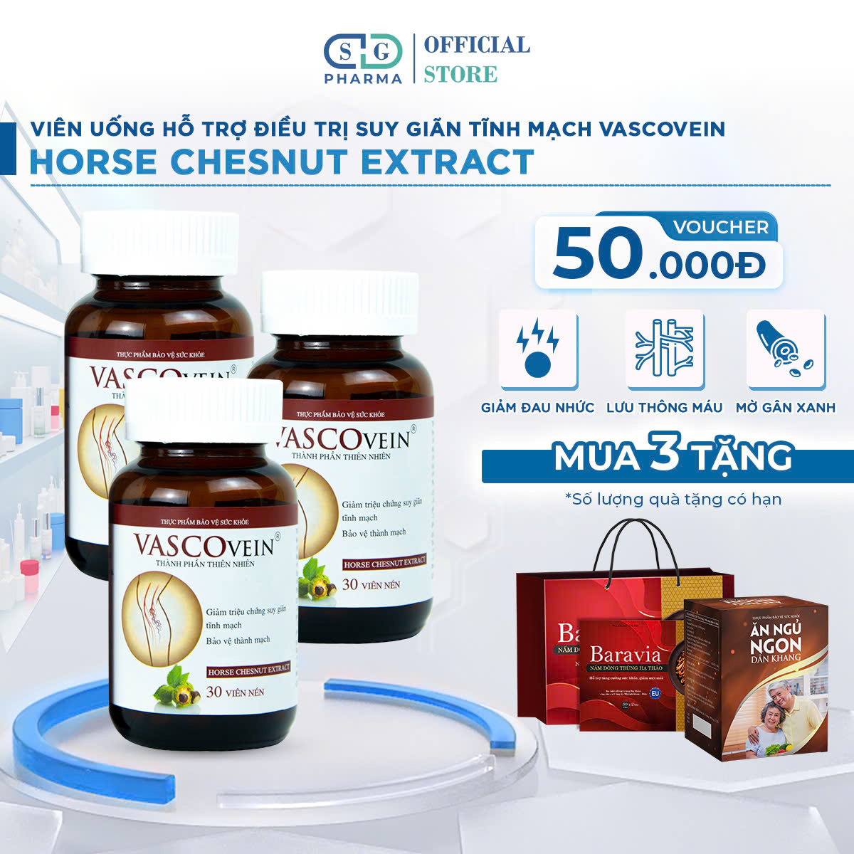 Combo 3 viên uống ăn ngủ ngon dân khang hỗ trợ cải thiện giấc ngủ