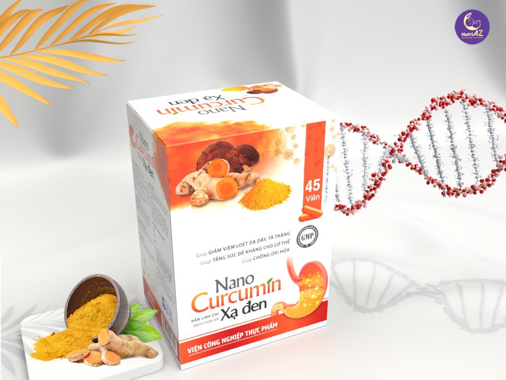 Nano curcumin xạ đen