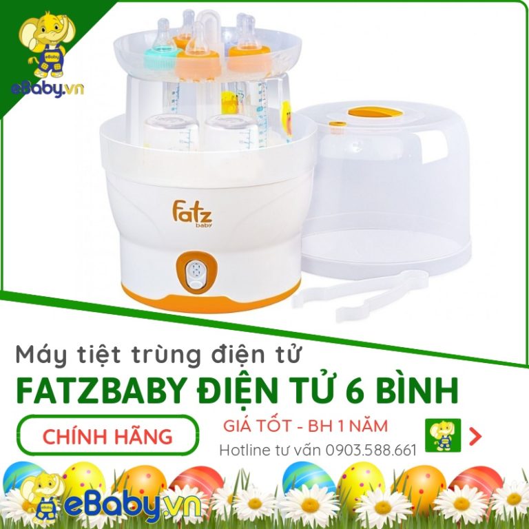 Máy tiệt trùng điện tử 6 bình fatzbaby fb4028sl