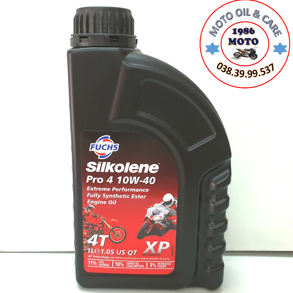 [HCM]Nhớt Fuchs Silkolene Pro 4 10W40 1L chất lượng đảm bảo an toàn đến sức khỏe người sử dụng cam kết hàng đúng mô tả