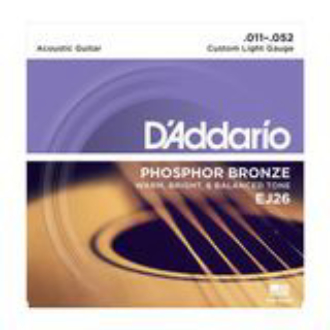 Bộ dây đàn guitar Acoustic D'Addario EJ26 Tặng kèm pick gẩy