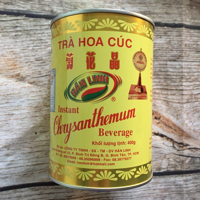 Trà hoa cúc mật ong hào tan hán linh dạng lon 400 gram