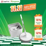 [BH 1 Năm] Chổi lau nhà tách nước Kangaroo KG25SM - Hàng chính hãng