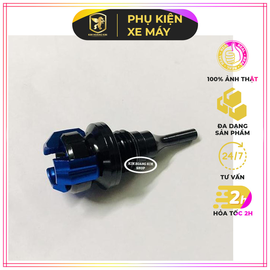 [ HCM ]  Ty thăm Nhớt 3 Cạnh mini gắn Xe Máy (màu Xanh) , Uy Tín, Chất Lượng, Mua Ngay