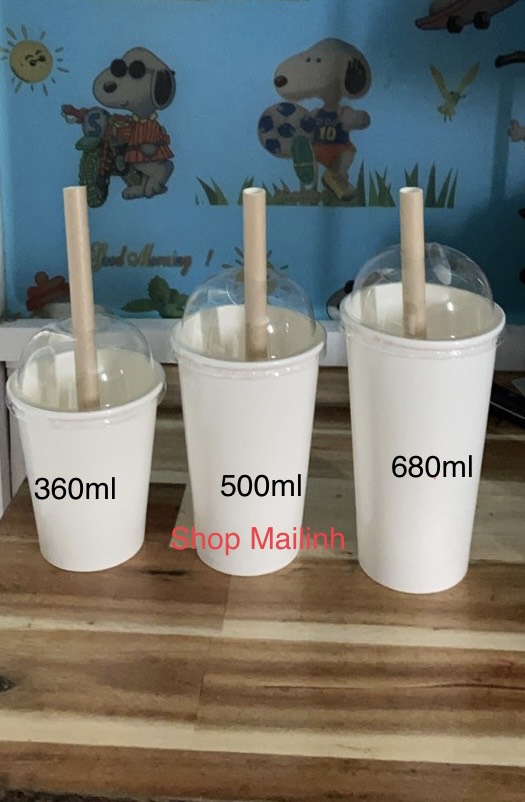 Combo 500 ly giấy 500ml