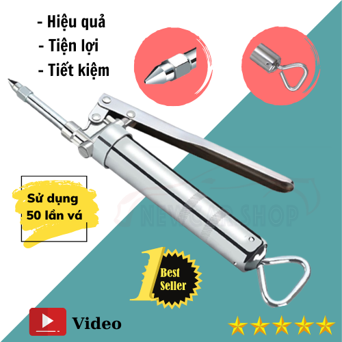 [CHÍNH HÃNG] Bộ Vá Lốp Không Săm 5S, Vá Lốp Ô Tô Khẩn Cấp Siêu Nhanh Sử Dụng Keo Nano Dùng Cho 50 Lần Vá, Dễ Thao Tác Hiệu Quả Ngay Tức Thì