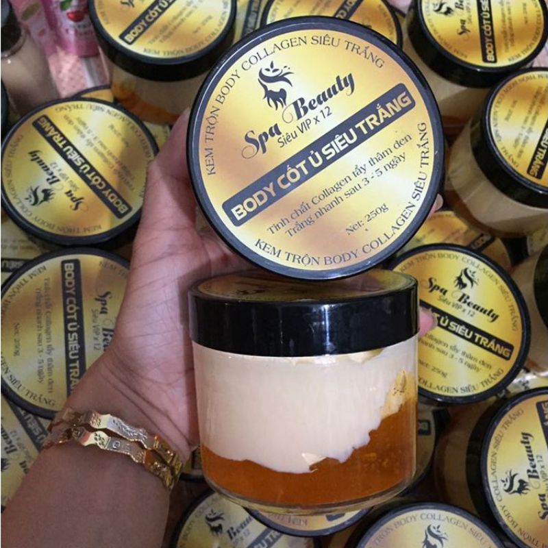Kem body cốt hũ 250g mix serum khử thâm