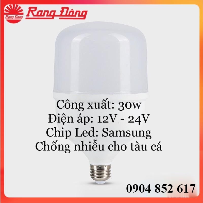 Bóng led 7W 9W 12W 30W 12V - 28V Rạng Đông chuyên cho tàu cá