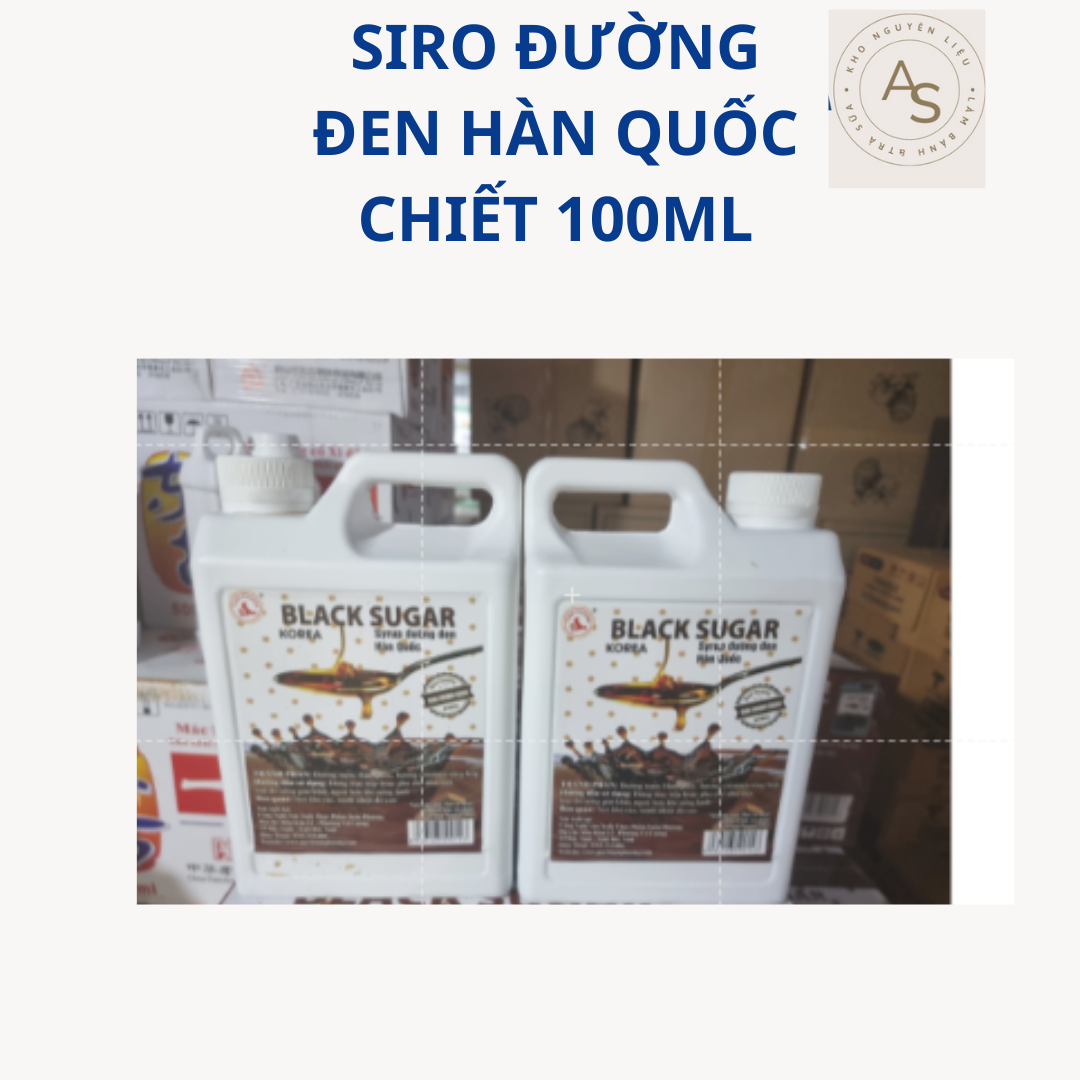 SIRO ĐƯỜNG ĐEN HÀN QUỐC CHIẾT 100ML