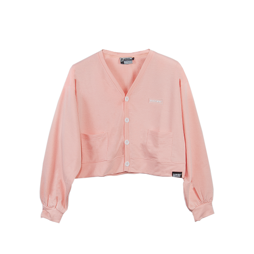 Áo khoác nữ Davies DSS Cardigan Logo - CORAL