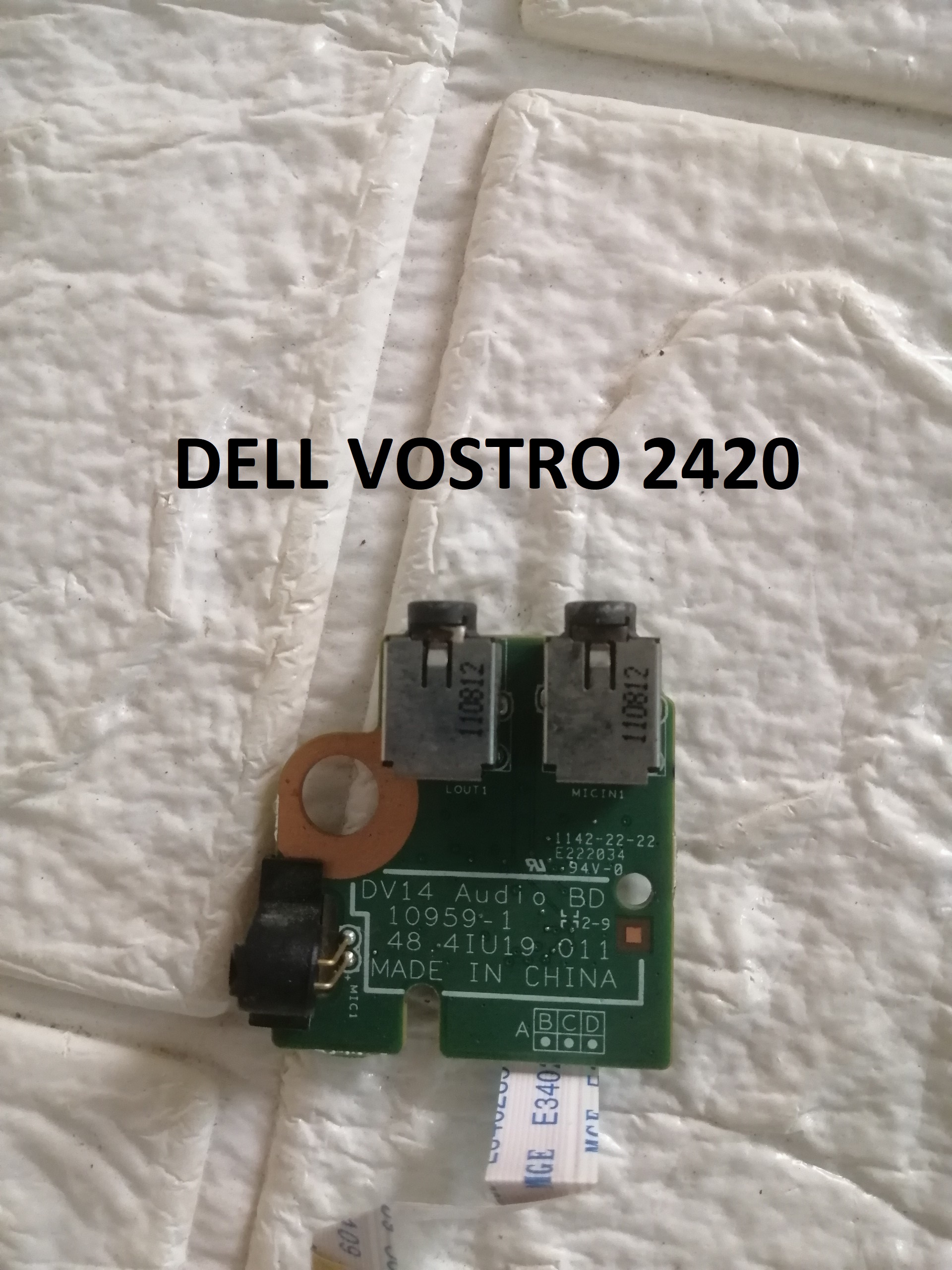 Board audio laptop dell vostro 2420