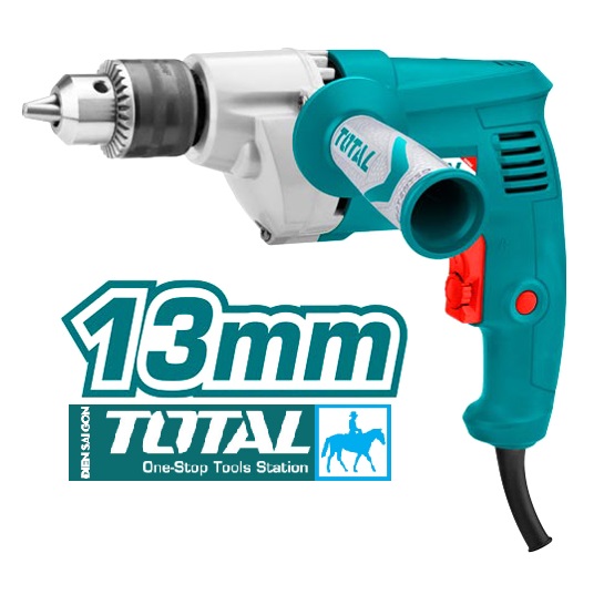 Máy khoan cầm tay mũi khoan 1.5mm tới 13mm có tay cằm ngang 700w total chính hãng td207131e