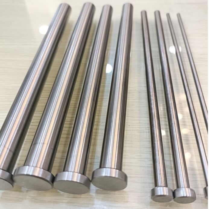 Pin chốt đẩy SKD61 phi 5L200, chất liệu thép ứng dụng trong ngành khuôn đúc