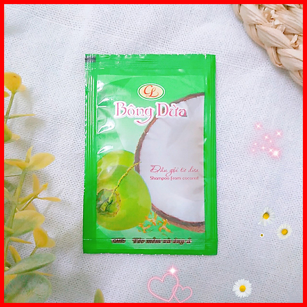 Dầu gội từ dừa cửu long 1 gói