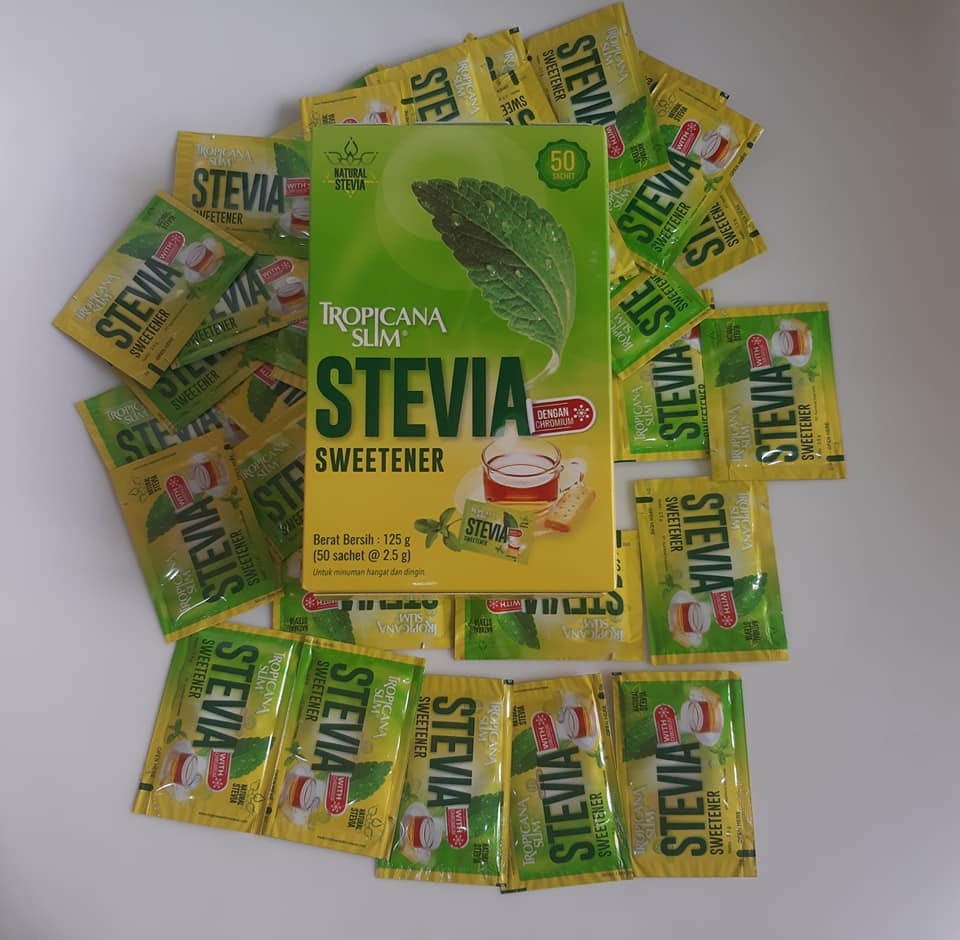 Bộ 10 gói đường ăn kiêng cỏ ngọt Tropicana slim Stevia dùng thử