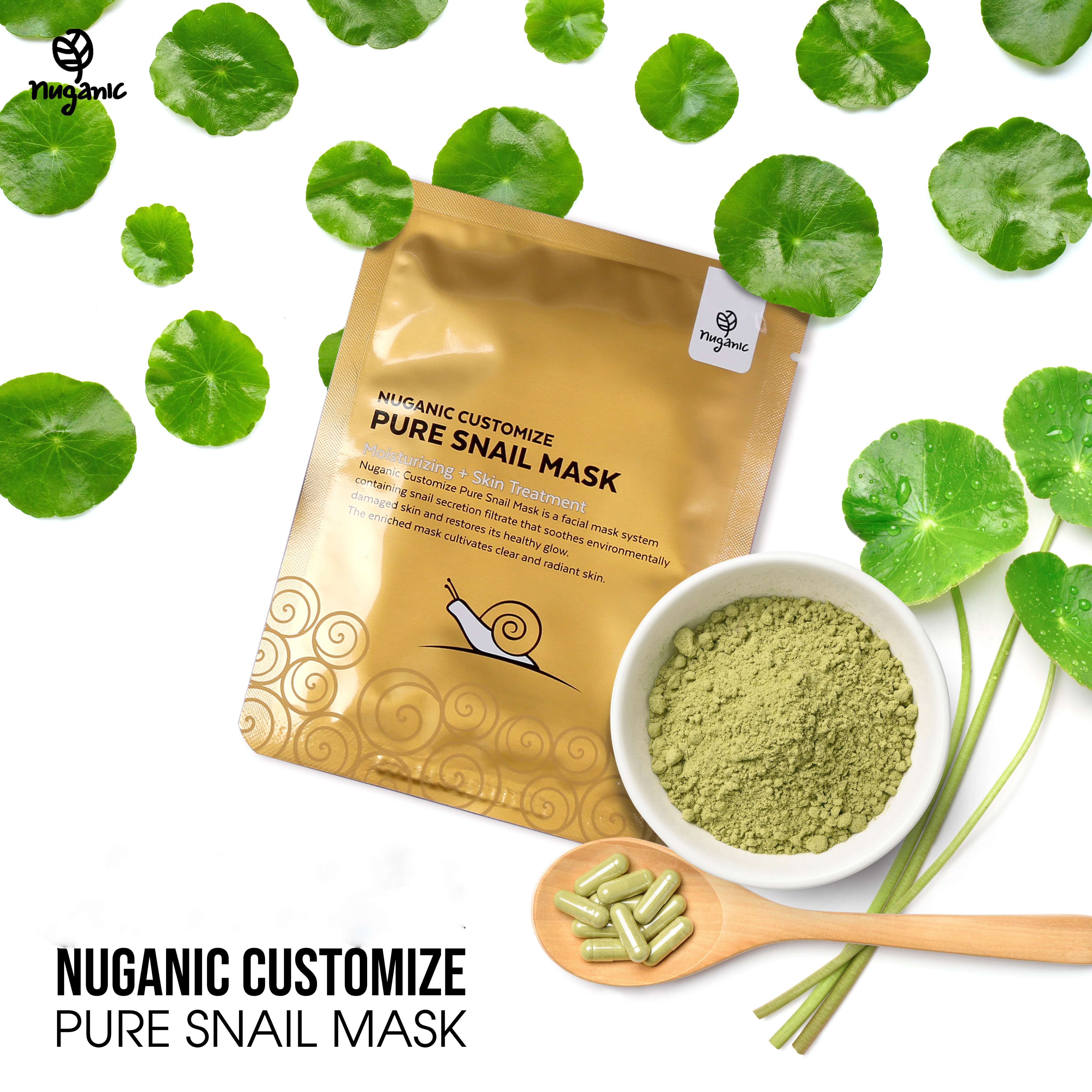 Mặt nạ Nuganic Customize Pure Snail Mask