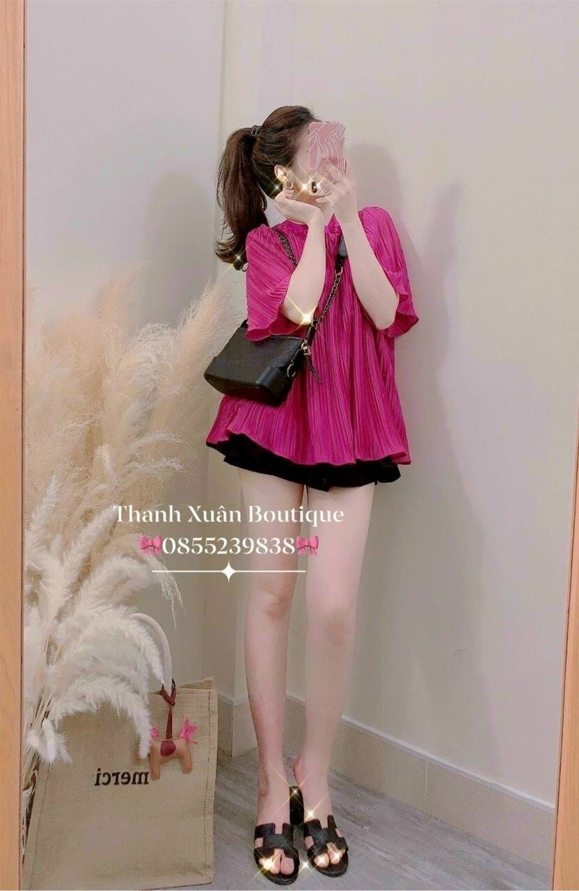 Áo bầu công sở áo bầu đẹp dễ thương cho mẹ trẻ - đầm bầu Viba
