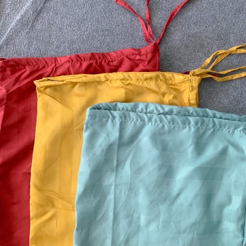 Vỏ gối ôm cotton sọc 3f