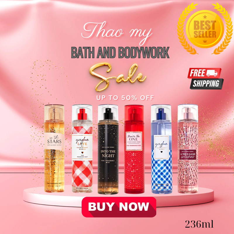Xịt thơm b b w 236ml