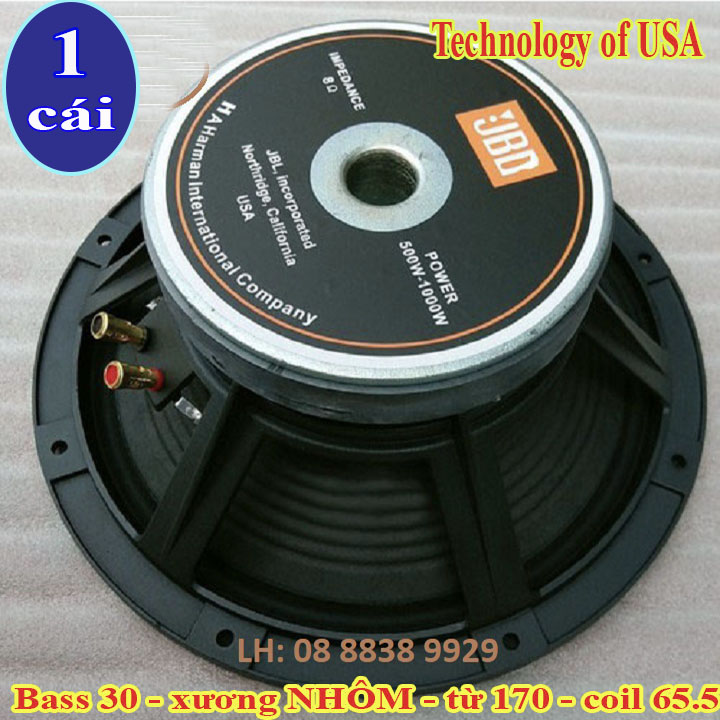 LOA BASS 30 JB.LCOIL 65MM KHUNG NHÔM - GIÁ 1 CHIẾC
