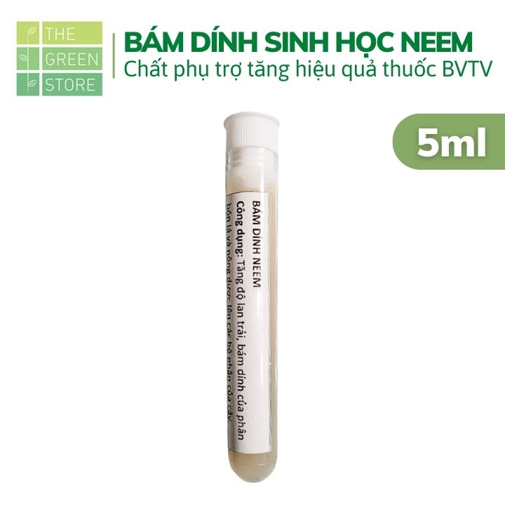 Chất bám dính sinh học nông nghiệp Neem bổ sung tinh dầu neem, phụ trợ tăng hiệu quả phân bón lá và nông dược