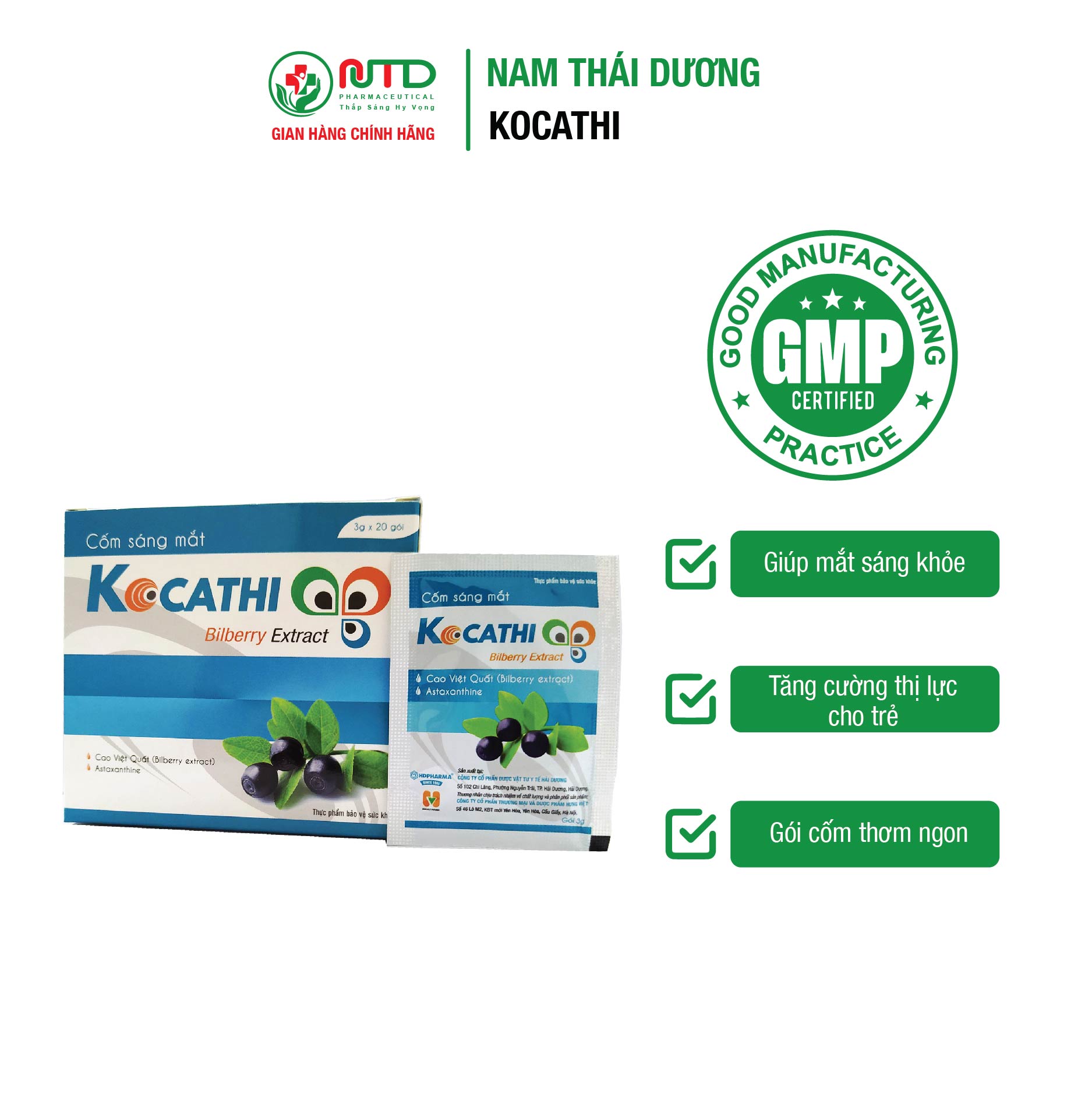 Thực phẩm bảo vệ sức khỏe mắt Kokathi