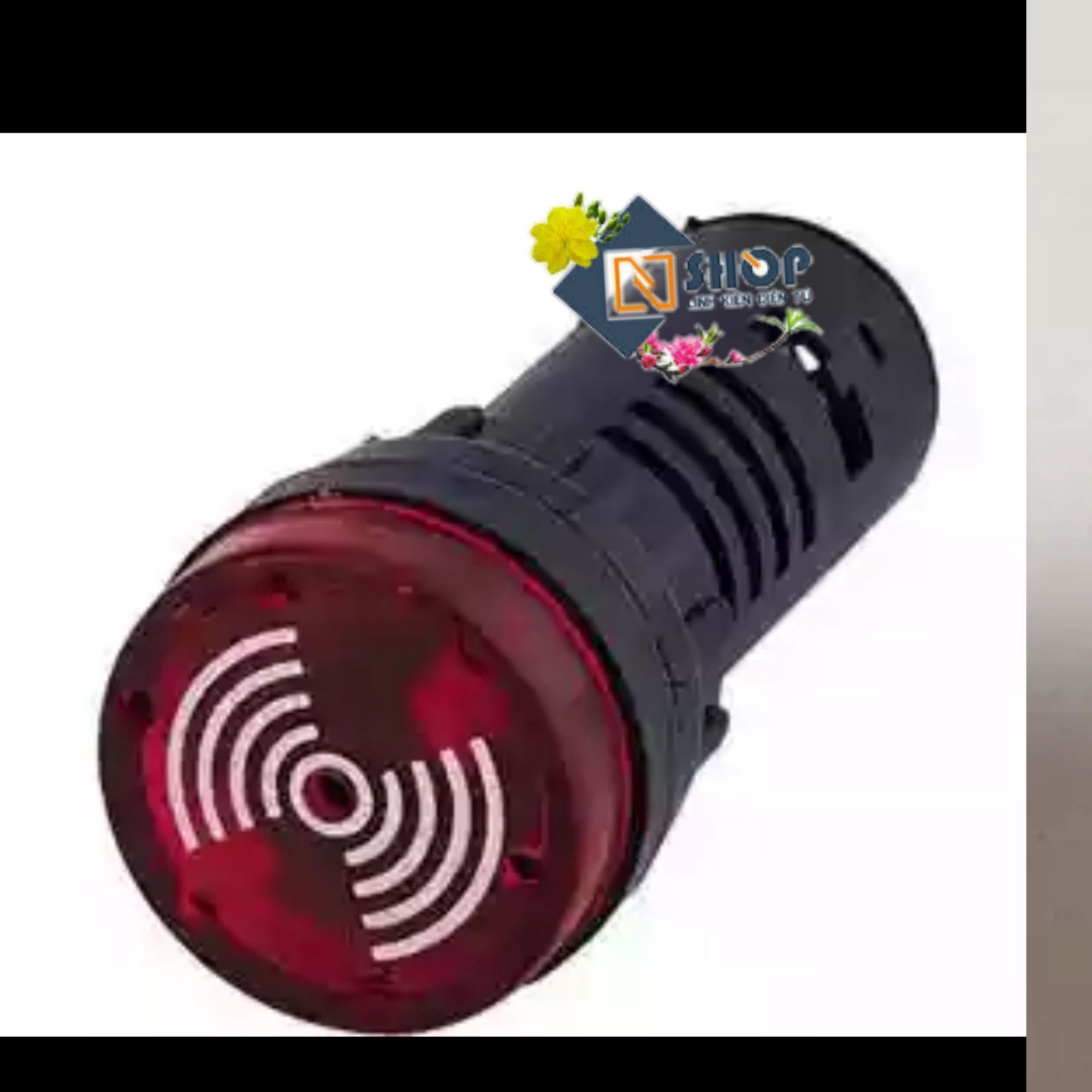 Đèn báo phi 22 có còi hú 220v
