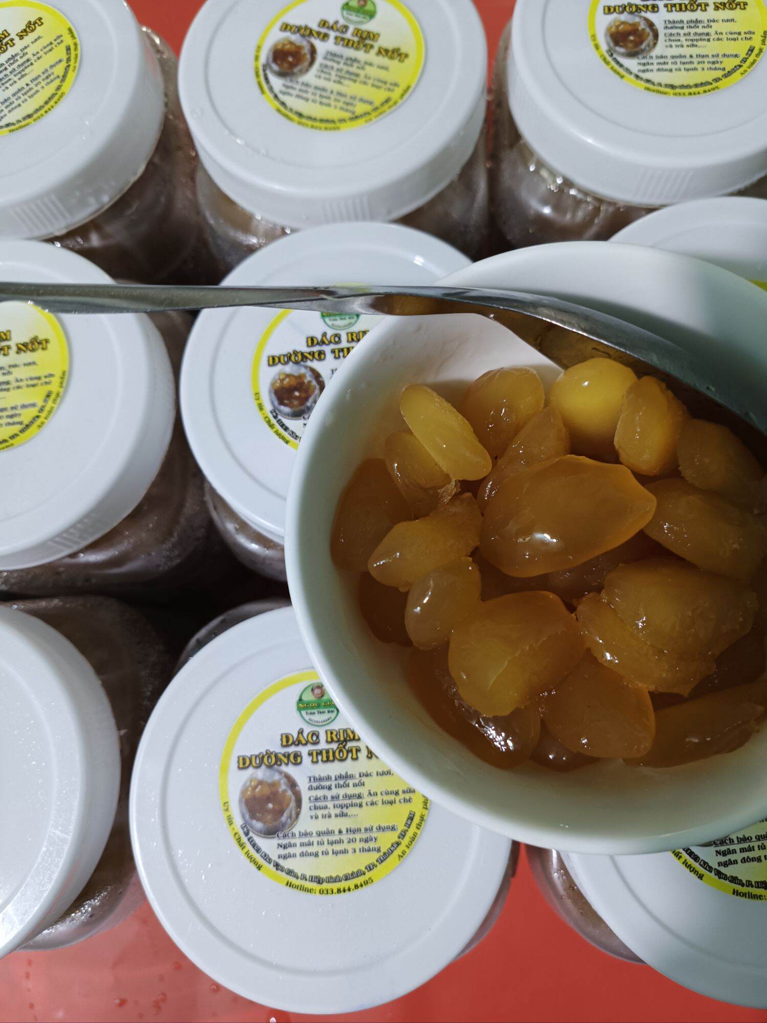 Hạt đác rim đường thốt nốt dẻo ngon hộp 1kg - freeship max - shop ngọc giàu thốt nốt