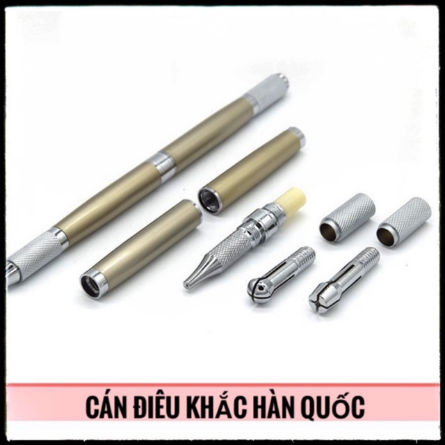 [HCM]Cán Hàn Quốc cao cấp kẹp dao điêu khắc sợi lông mày