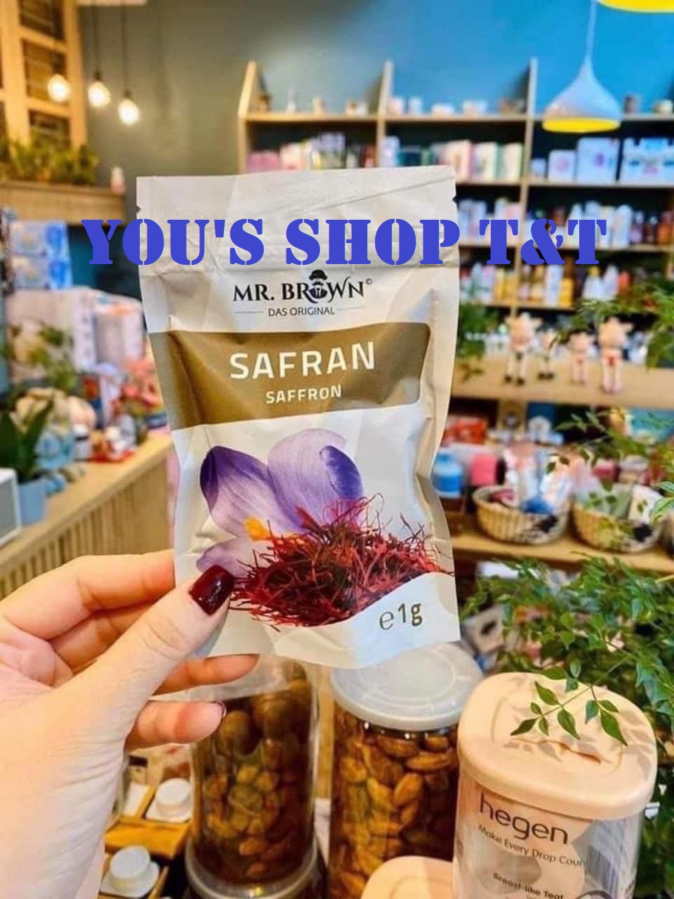 Nhụy hoa nghệ tây Safran Saffron Mr Brown Das Original 1 gram