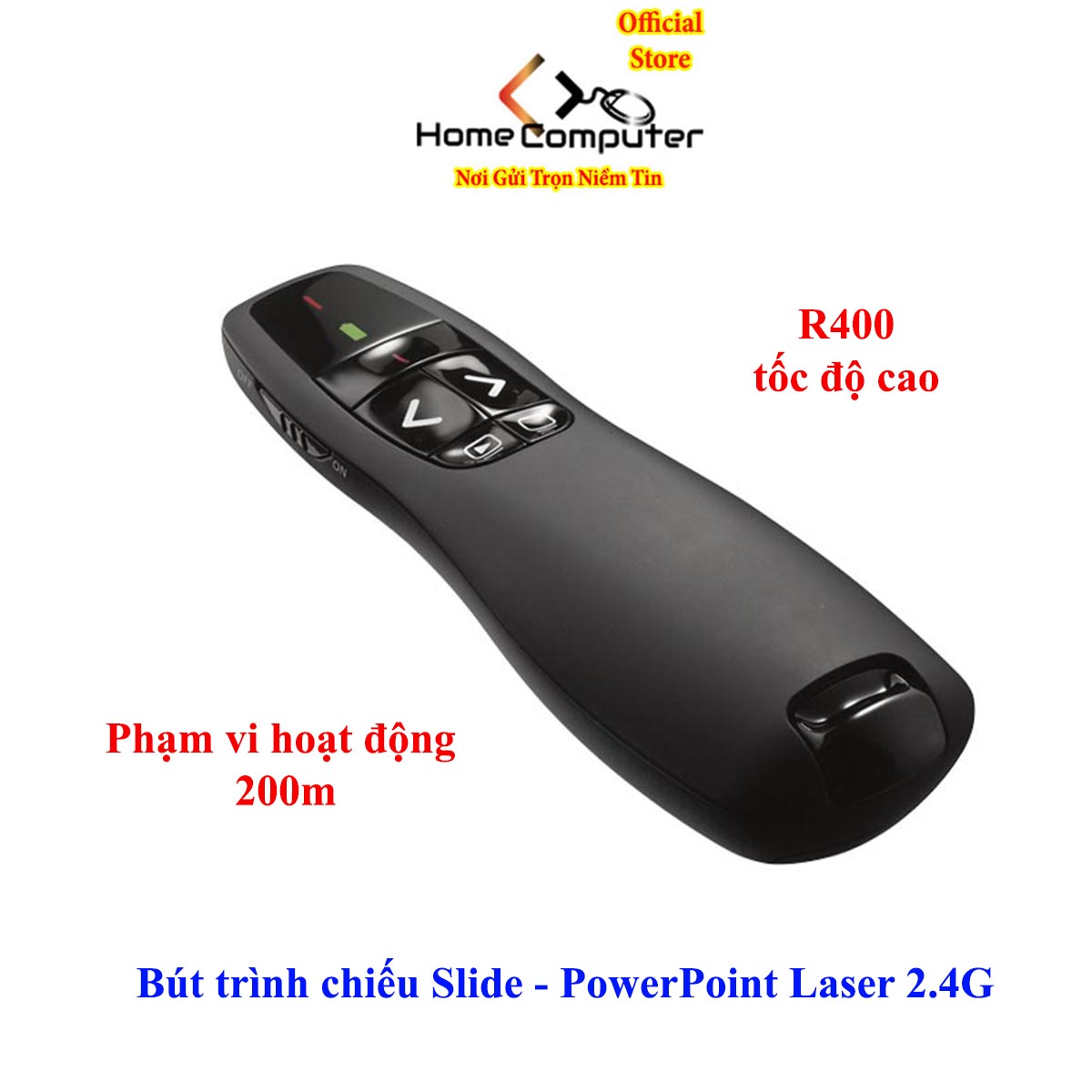 Bút trình chiếu Arigato R400, Bút chỉ Laser phục vụ giảng dạy, hội họp