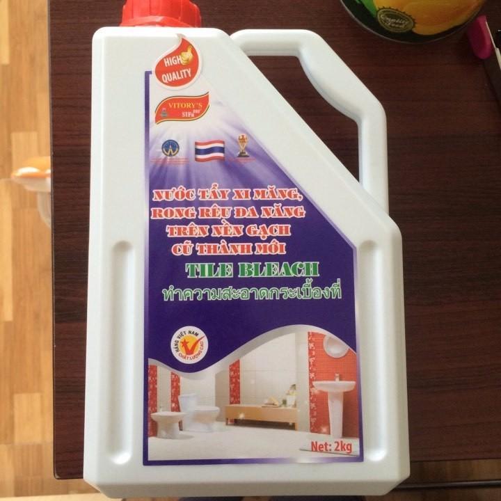 [Hiệu Qủa 100%] NƯỚC TẨY RỬA XI MĂNG 2L CỰC MẠNH ĐÁNH BAY VẾT Ố VẾT BẨN - DÙNG TRÊN MỌI NỀN NHÀ NỀN GẠCH