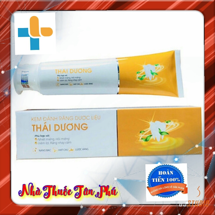 (CHÍNH HÃNG) KEM ĐÁNH RĂNG DƯỢC LIỆU THÁI DƯƠNG - TUP 100Gr