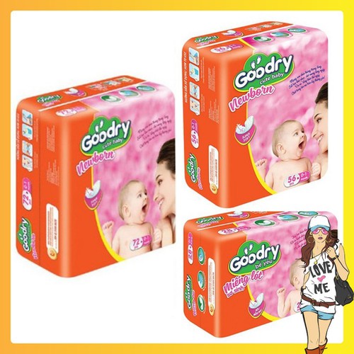 COMBO 4 bịch MIẾNG LÓT SƠ SINH LOẠI 56 MIẾNG một bịch